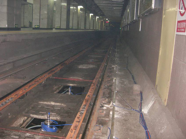 北京站至北京西站地下直径线工程临近既有地铁2号线监测